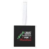 Grappige Kerstmis aandelenhandel Decoratie (Voorkant)