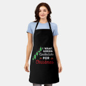 Grappige Kerstmis aandelenhandel Schort (Gedragen)