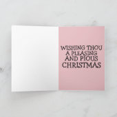 GRAPPIGE KERSTMIS AMISH GROET KAART (Binnen)