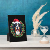 Grappige Kerstmis Berner Sennenhond Tank Top Fotoplaat (Zijkant)