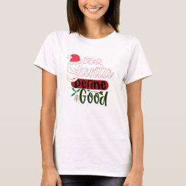 Grappige Kerstmis Beste Kerstman Definieer goed T-shirt