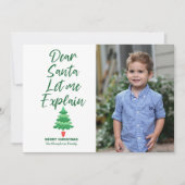 Grappige Kerstmis Beste Sint Laat Me Uitleggen Gro Feestdagenkaart (Voorkant)