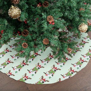 Grappige Kerstmis Calico Kat Kerstboom Rok