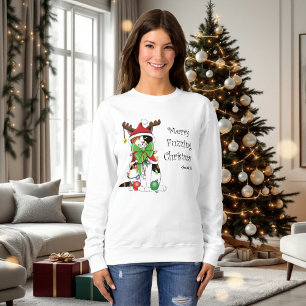 Grappige Kerstmis Calico Kat Trui
