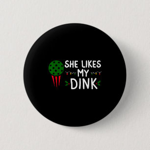 Grappige Kerstmis Ckleball Ze vindt mijn drank out Ronde Button 5,7 Cm