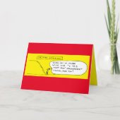 Grappige Kerstmis Computer Cartoon Grapjas Feestdagen Kaart (Voorkant)