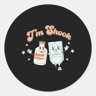 Grappige Kerstmis Crna Pacu Er Ed Icu Kritieke Zor Ronde Sticker