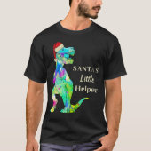 Grappige Kerstmis Dinosaur T-Rex Citaat T-shirt (Voorkant)
