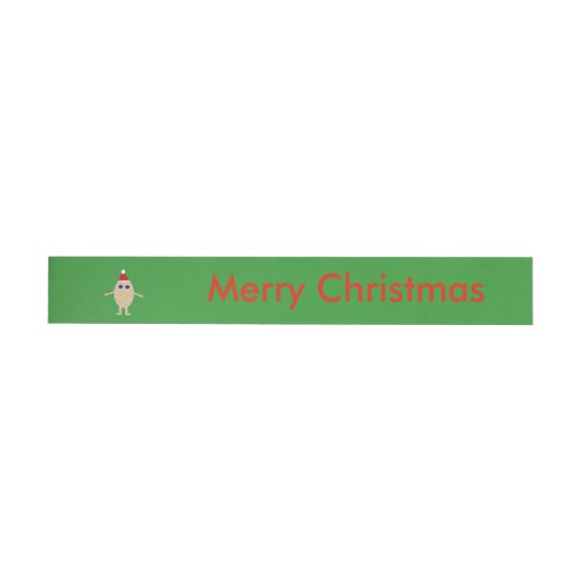 Grappige Kerstmis Ei Aangepaste Labels Omwikkelbaar Adreslabel (Individueel)
