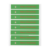 Grappige Kerstmis Ei Aangepaste Labels Omwikkelbaar Adreslabel (Vel)