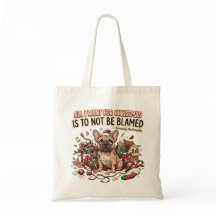 Grappige Kerstmis Franse Bulldog Vakantie Cadeau