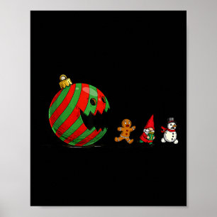 Grappige Kerstmis Gemberkoek Kerstman Kerst Lief X Poster