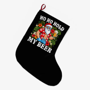 Grappige Kerstmis Ho Ho Hou Mijn Bier Vaste Grote Kerstsok
