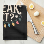 Grappige Kerstmis Is het al Kerstvakantie Docenten Theedoek (Quarter Fold)