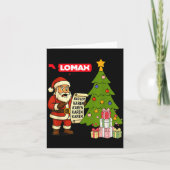 Grappige Kerstmis Kaart (Voorkant)