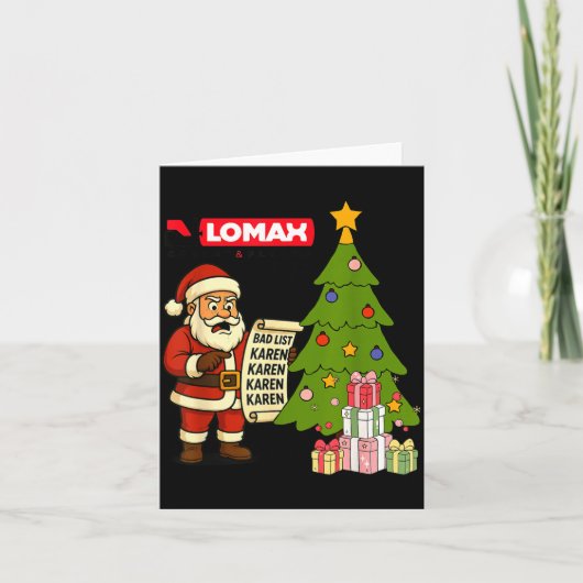 Grappige Kerstmis Kaart (Voorkant)