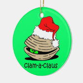 grappige kerstmis keramisch ornament (Links)