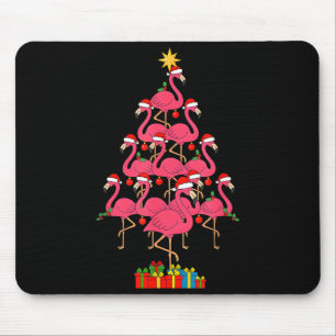 Grappige Kerstmis Nk Flamingo Boom Vakantie Vogel Muismat