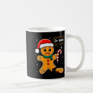 Grappige Kerstmis Oh Snap Peperkoek Man Koekje X M Koffiemok