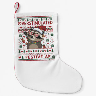 Grappige Kerstmis Overstimulatie & Feestelijke Af  Kleine Kerstsok