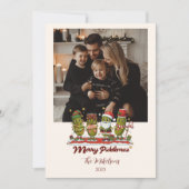 Grappige Kerstmis Picklemas Foto Feestdagenkaart (Voorkant)