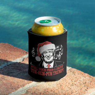 Grappige Kerstmis President Trump Pyjama Lelijke K Blikjeskoeler