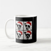 Grappige Kerstmis Rat Terrier Kerstman Hond Liefhe Koffiemok (Links)