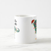 Grappige Kerstmis Rex De Zalen T-rex Koffiemok (Center)