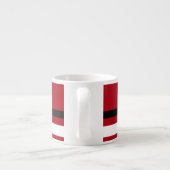 Grappige Kerstmis Santa Espresso Cup Kop (Achterkant)
