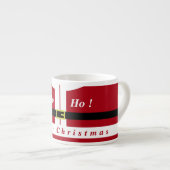 Grappige Kerstmis Santa Espresso Cup Kop (Voorkant rechts)