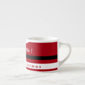 Grappige Kerstmis Santa Espresso Cup Kop (Rechts)