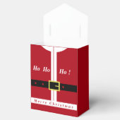 Grappige Kerstmis Santa Gift Box Bedankdoosjes (Geopend)