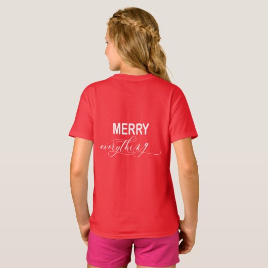 Grappige Kerstmis Stout is de nieuwe Nette Monogra T-shirt (Achterkant volledig)