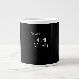 Grappige Kerstmis Stoute Nette Kerstman Checklist Grote Koffiekop