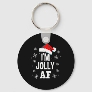 Grappige Kerstmis Stoute Volwassenen Pyjama, Kerst Sleutelhanger