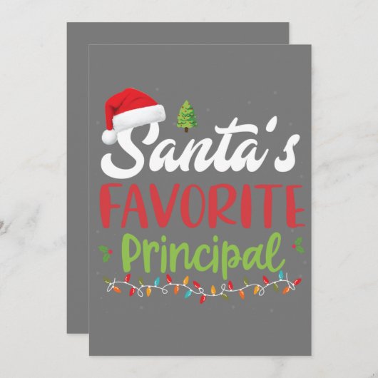 Grappige Kerstmis van de favoriete directeur van d Kaart (Voorkant / Achterkant)