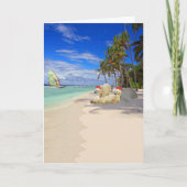 Grappige Kerstmis van de Ijsbeer Feestdagen Kaart (Voorkant)