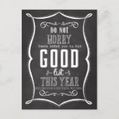 Grappige Kerstmis van de Lijst van de Kerstman van Feestdagenkaart (Voorkant)