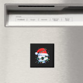 Grappige Kerstmis Voetbal Mannen Jongens Kerstman Magneet (Insitu (Vaatwasser))