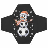 Grappige Kerstmis Voetballen Boom Als Sneeuwman (Enkel)