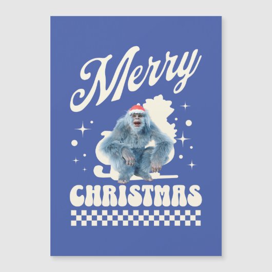 Grappige Kerstmis Yeti Vakantie Humor (Voorkant)