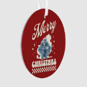 Grappige Kerstmis Yeti Vakantie Humor Ornament (voorkant)