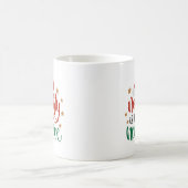 Grappige Kerstmok Naughty Is Nieuw Nette Koffiemok (Center)