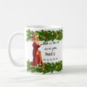 Grappige Kerstmug Beste Vriendin "Deck the Halls" Koffiemok (Links)