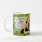 Grappige Kerstmug Beste Vriendin "Witte Kerst" Koffiemok (Links)