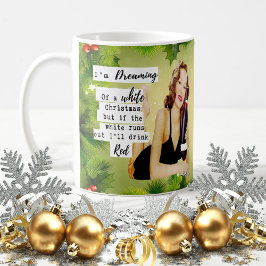 Grappige Kerstmug Beste Vriendin "Witte Kerst" Koffiemok