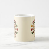 Grappige Kerstmug Pug Hond Koffiemok (Center)