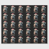 Grappige Kerstmuts Capy Vakantiedagen Kerstmis Cap Cadeaupapier (Vlak)