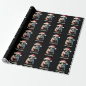 Grappige Kerstmuts Capy Vakantiedagen Kerstmis Cap Cadeaupapier (Uitgerold)