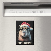 Grappige Kerstmuts Capy Vakantiedagen Kerstmis Cap Magneet (Insitu (Vaatwasser))